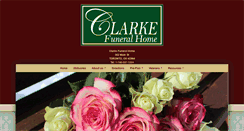 Desktop Screenshot of clarkefuneralhome.com